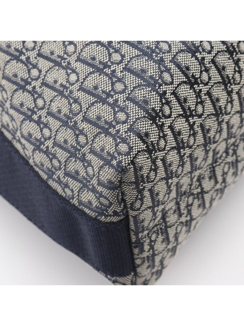 Dior Shoulder Bag Trotter Navy Canvas - Picture 7 of 7